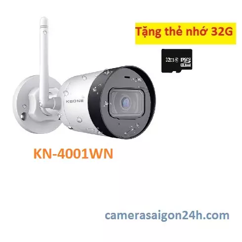 KBONE-KN-4001WN,KN-4001WN,4001WN,camera wifi,camera gia đình,camera giá rẽ,camera wifi siêu nét, camera chất lượng ngoài trời, lắp camera độ nét cao ngoài trời